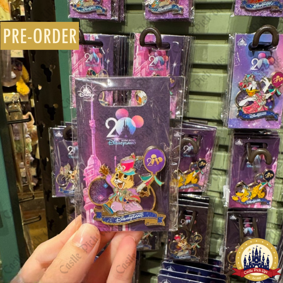 WHOLE SET 9-Pins Hong Kong Disneyland 20th Anniversary
