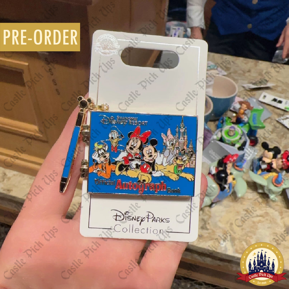 Mickey and Friends Autograph Book Pin