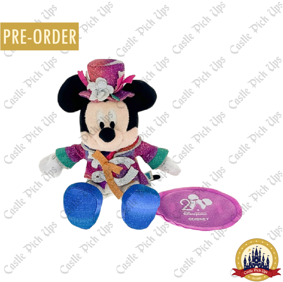 Mickey Mouse Shoulder Plush Hong Kong Disneyland 20th Anniversary