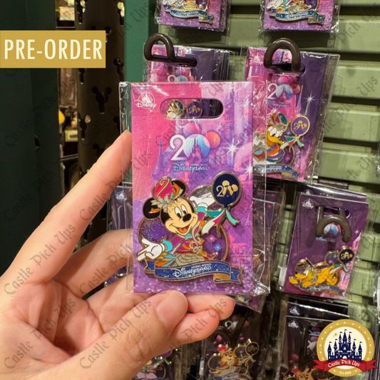 Mickey Pin Hong Kong Disneyland 20th Anniversary
