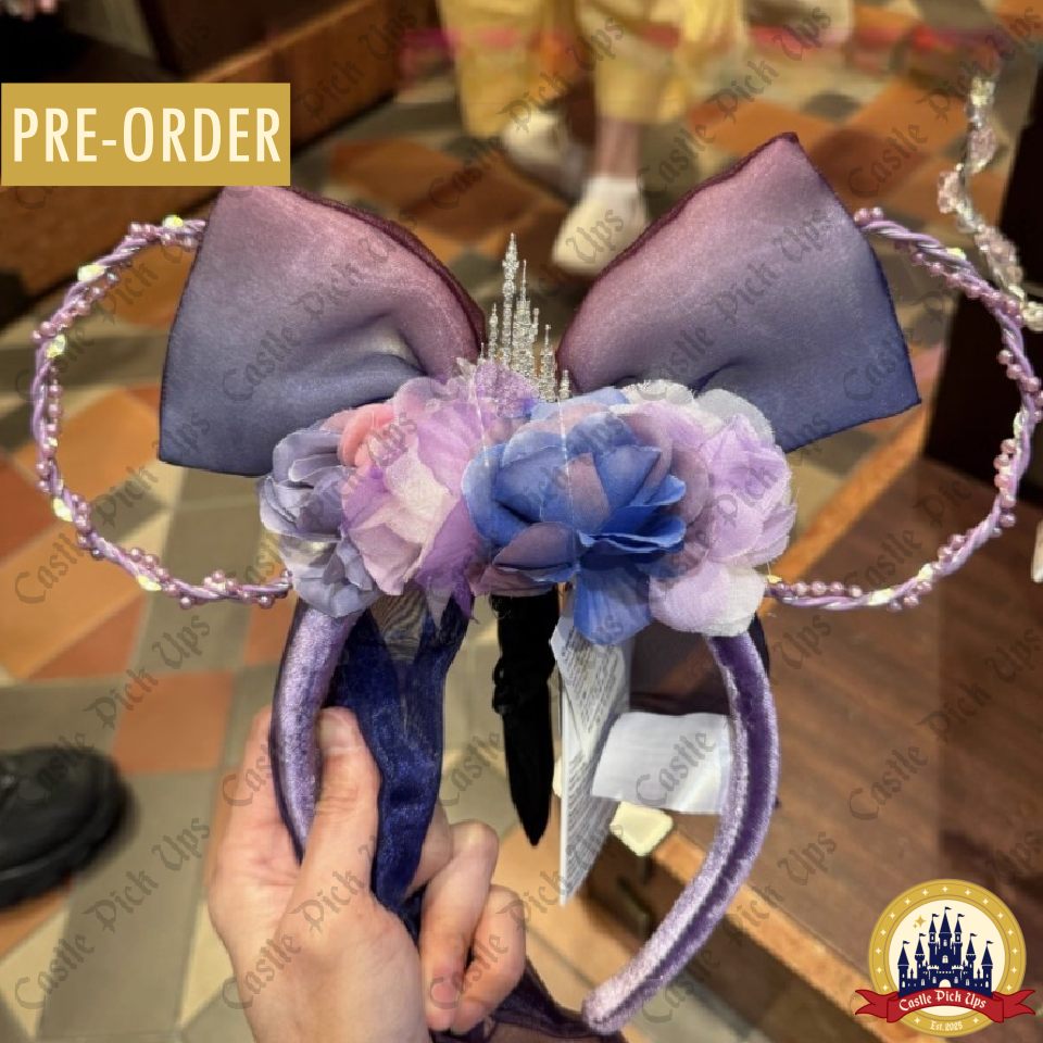 Minnie Flower Ears With Light Hong Kong Disneyland 20th Anniversary