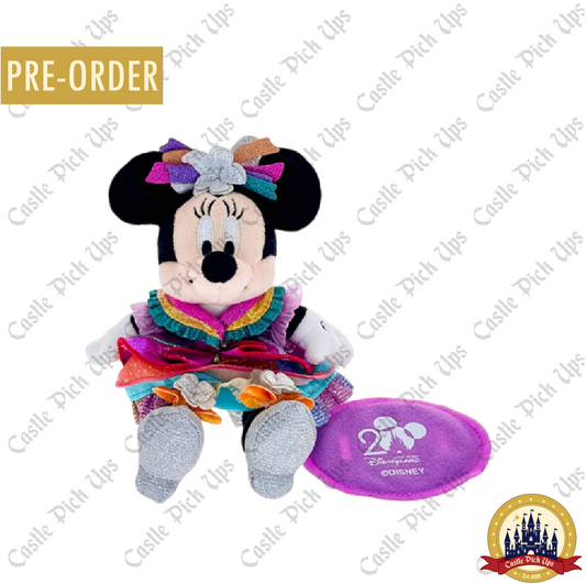 Minnie Mouse Shoulder Plush Hong Kong Disneyland 20th Anniversary